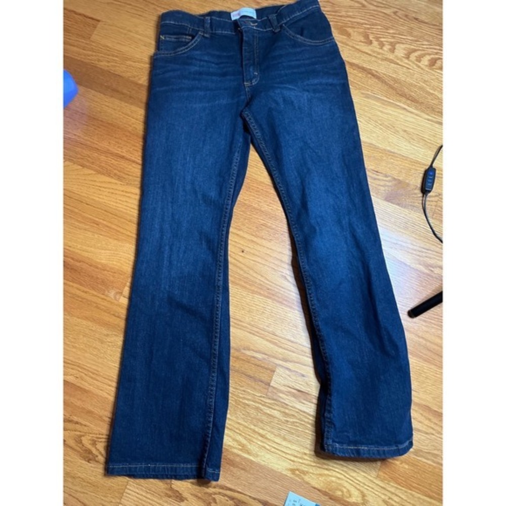 Wrangler Classic Bootcut Jeans Comfort Fit Denim Pants Dark Wash 16 R